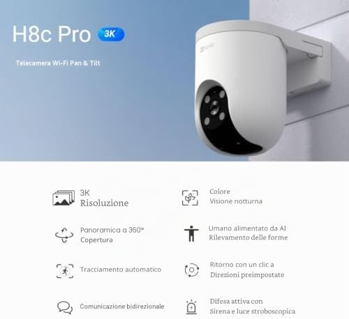 H8C PRO 5MP Indoor Wi-Fi PT Camera