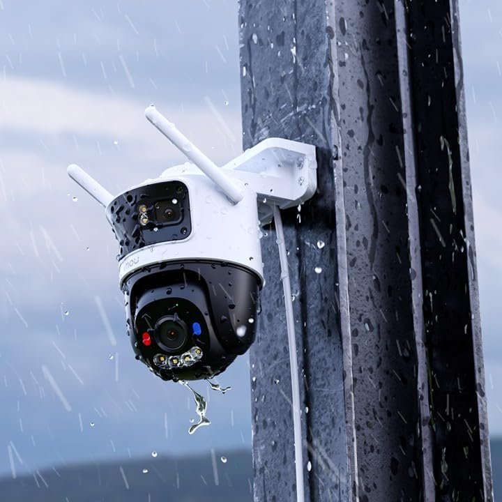 Cruiser Triple (3MP + 3MP + 5MP) Triple Lens Outdoor PT Camera