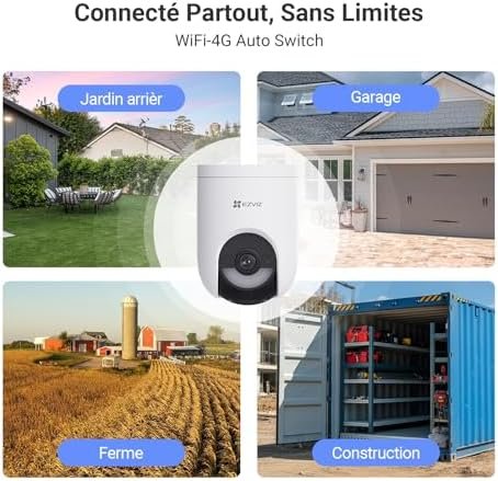 HB8C 4MP 4G Kit (Solar) Outdoor PT 4G & Wi-Fi Camera