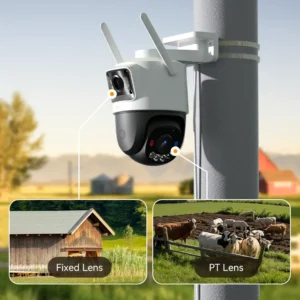 Cruiser Dual 3MP + 3MP 2C 4G Dual Lens Outdoor 4G PT Camera
